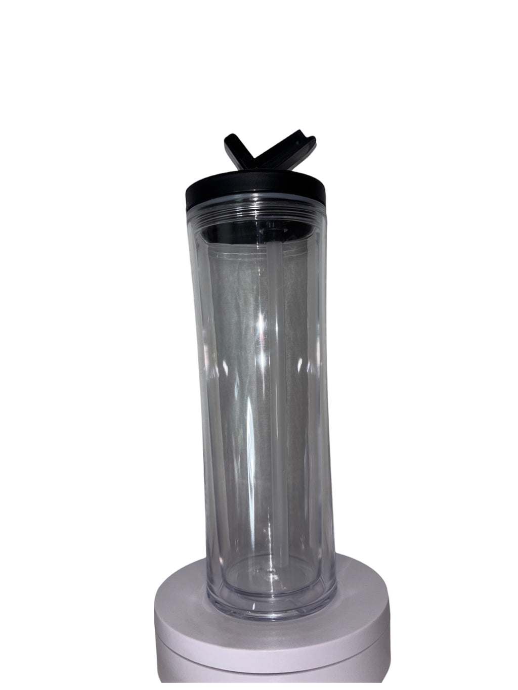 24oz flip straw snowglobe
