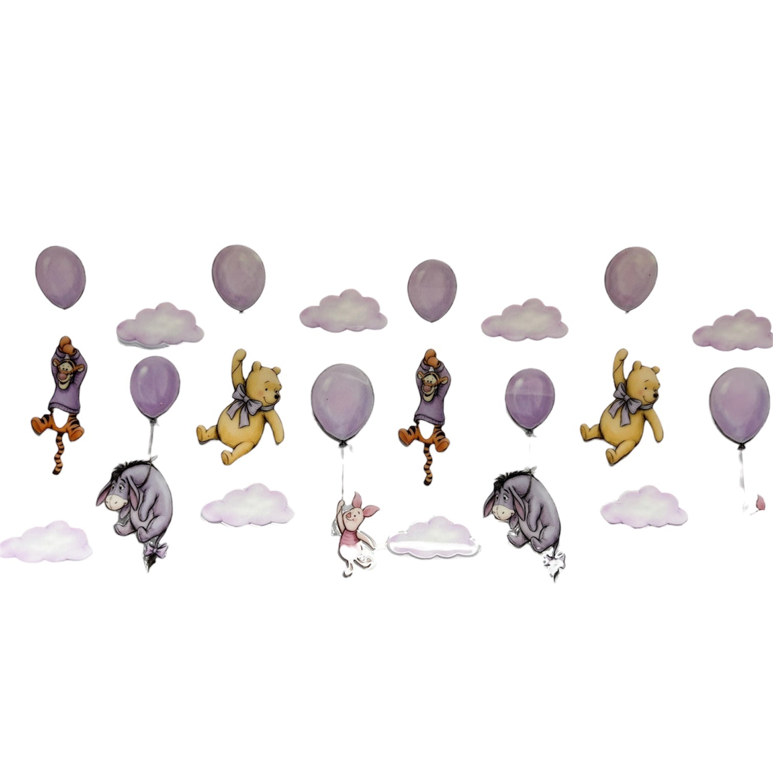 Winnie the Pooh purple