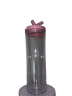 24oz flip straw snowglobe