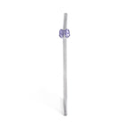 Glass bow straw