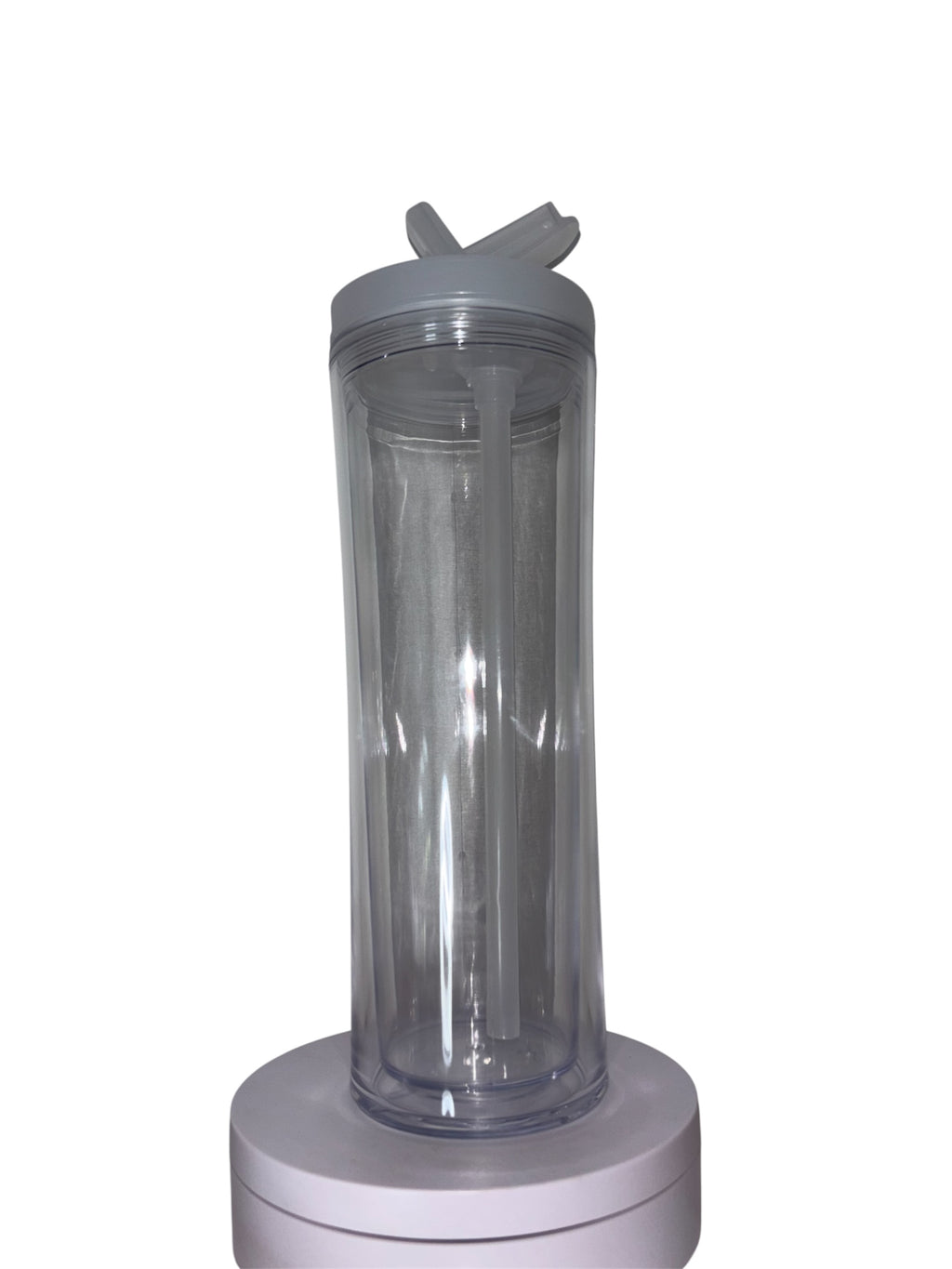 24oz flip straw snowglobe