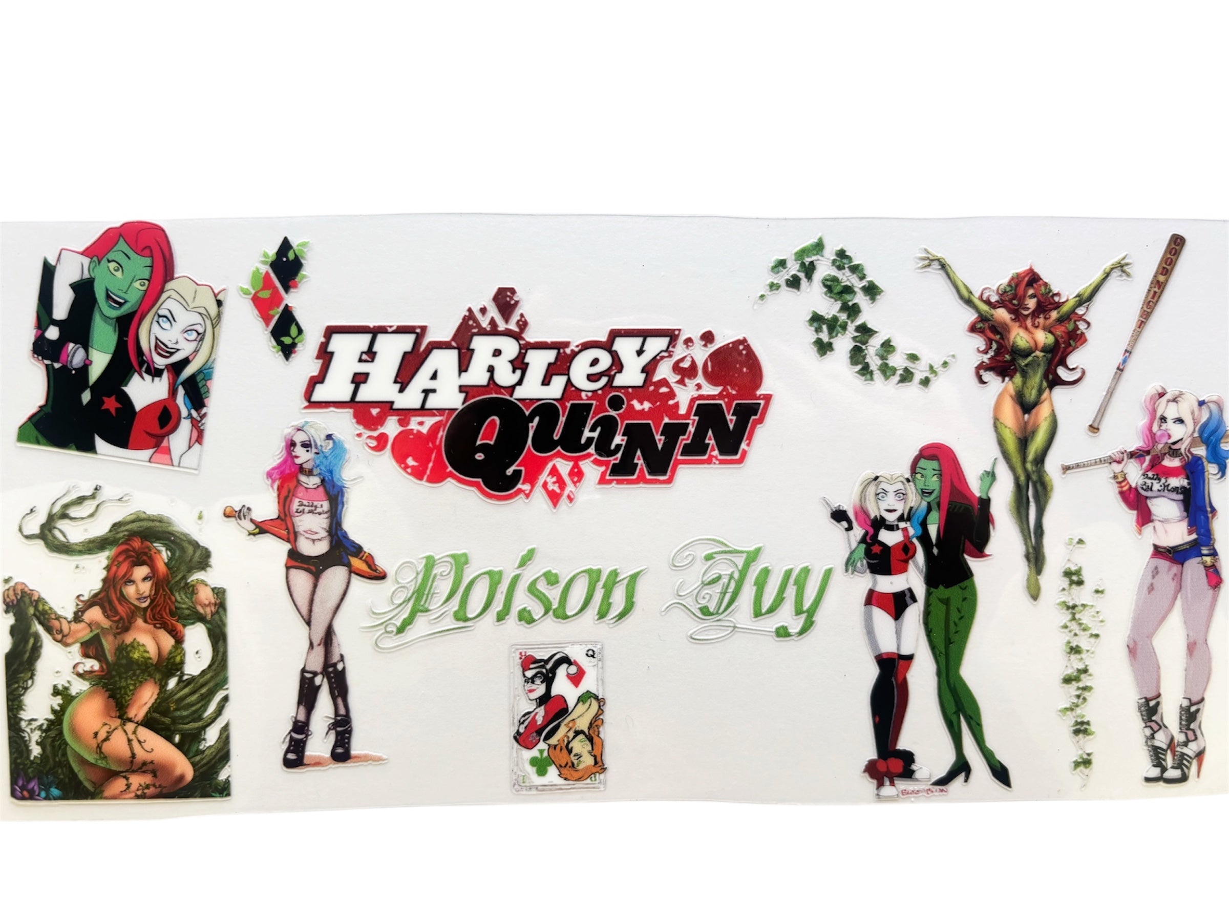 Harley Quinn and poison ivy