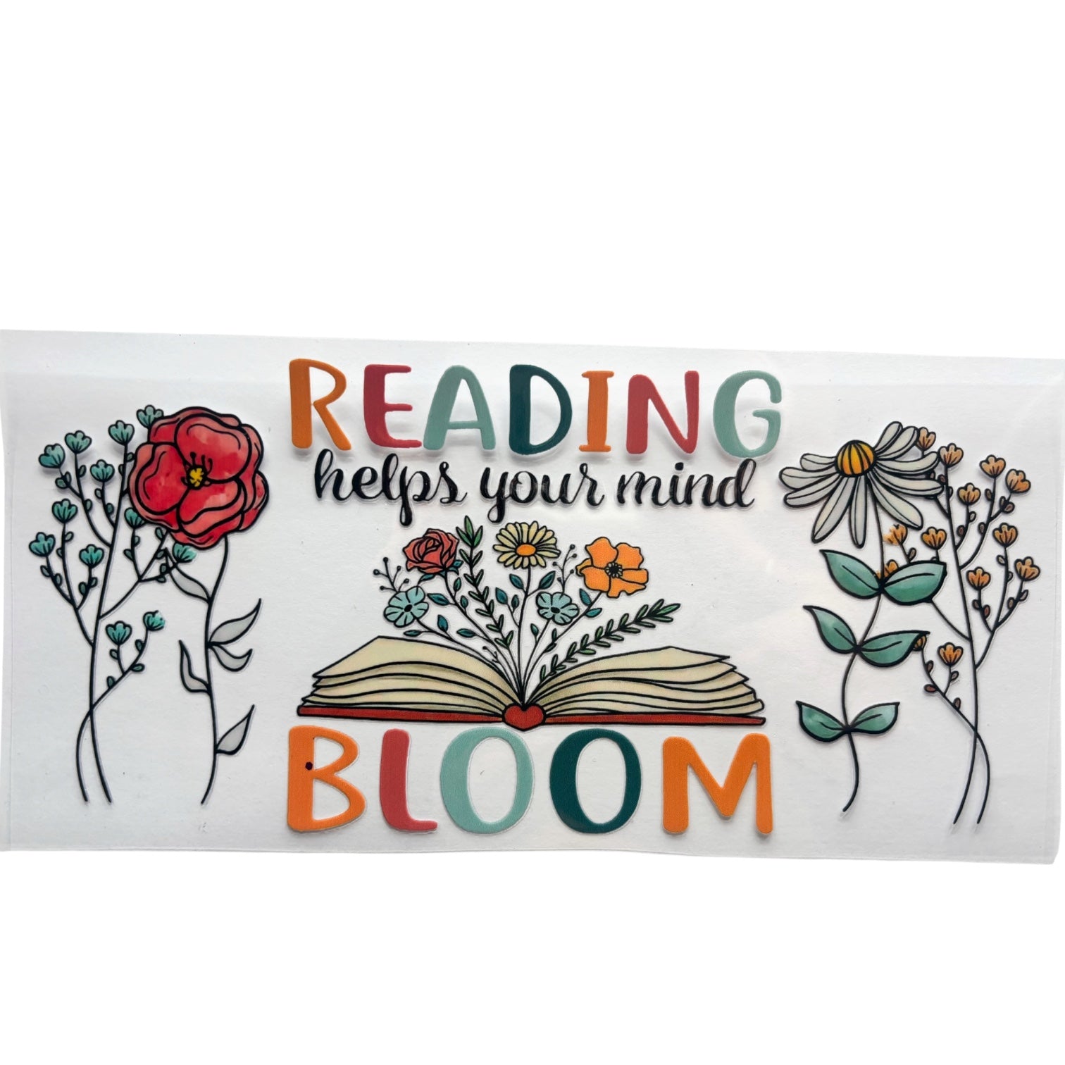 Reading helps your mind bloom