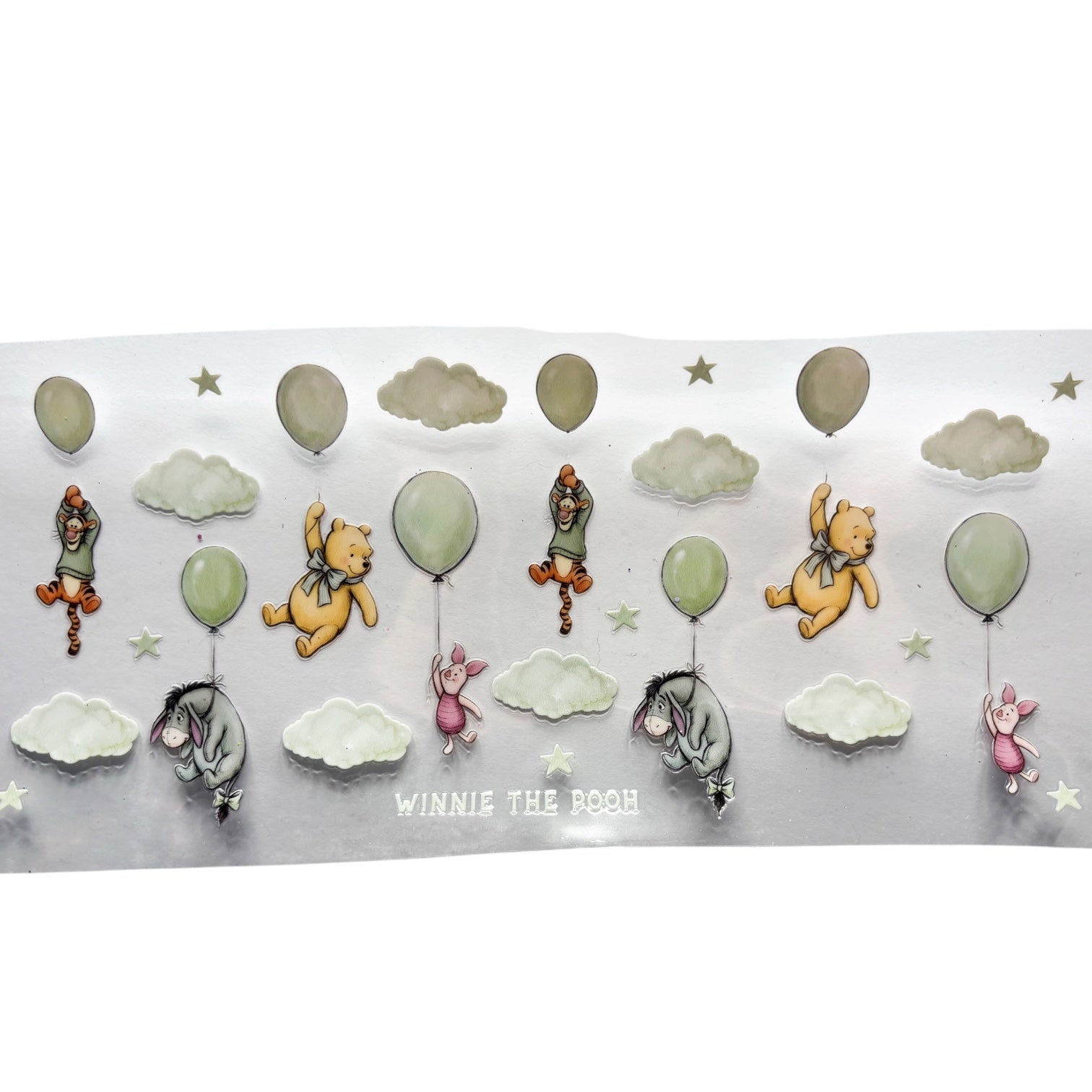 Winnie balloons sage green