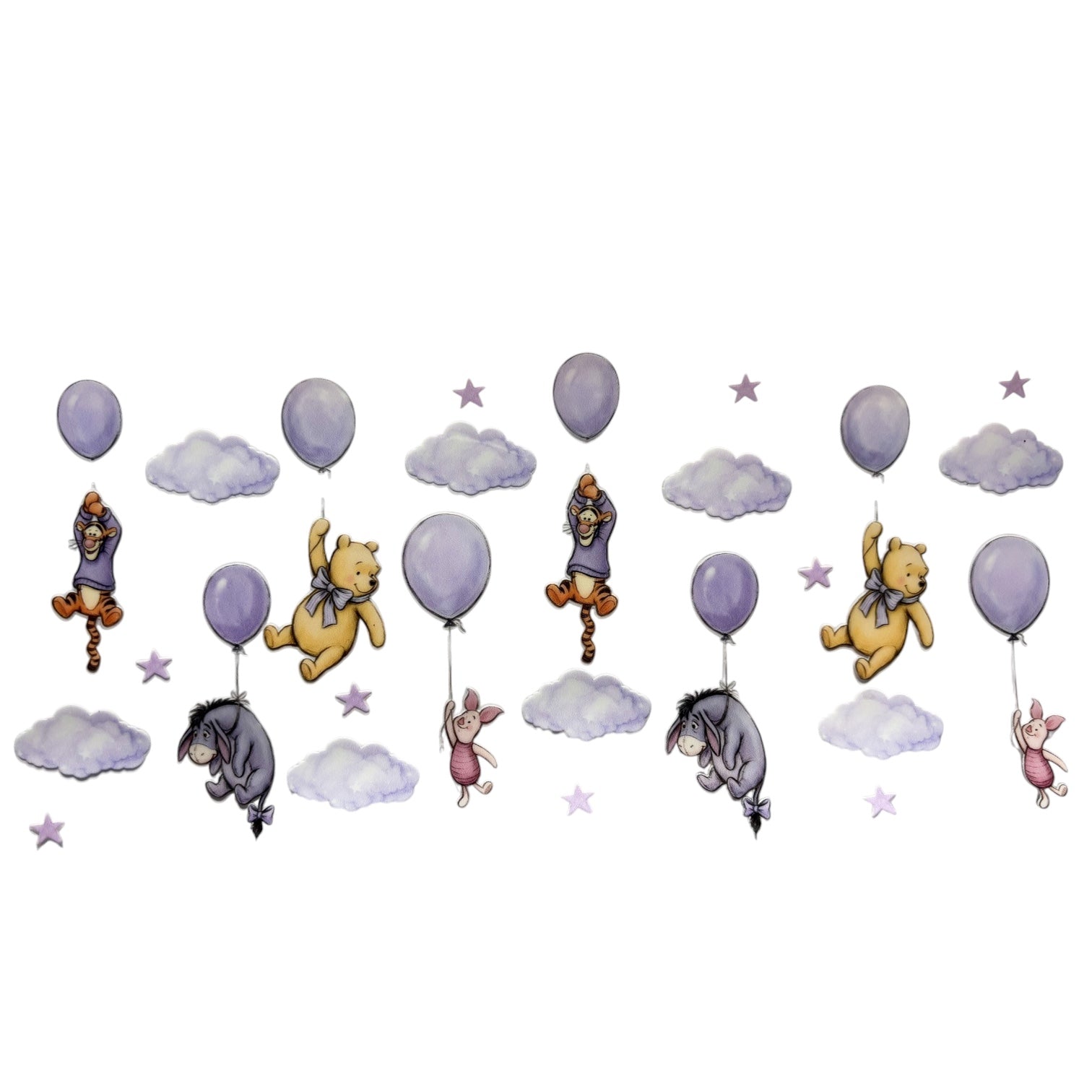 Winnie balloons purple