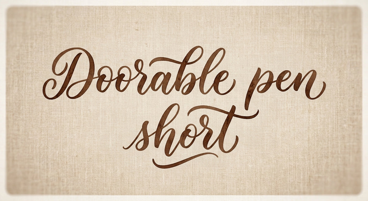 Doorable pen short