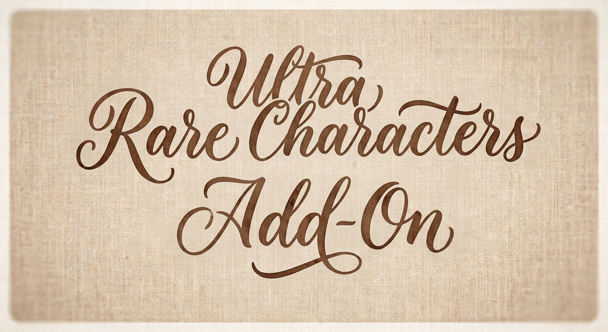 Ultra rare character add on