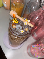 Pre made 20oz water bead Winnie with resin lid