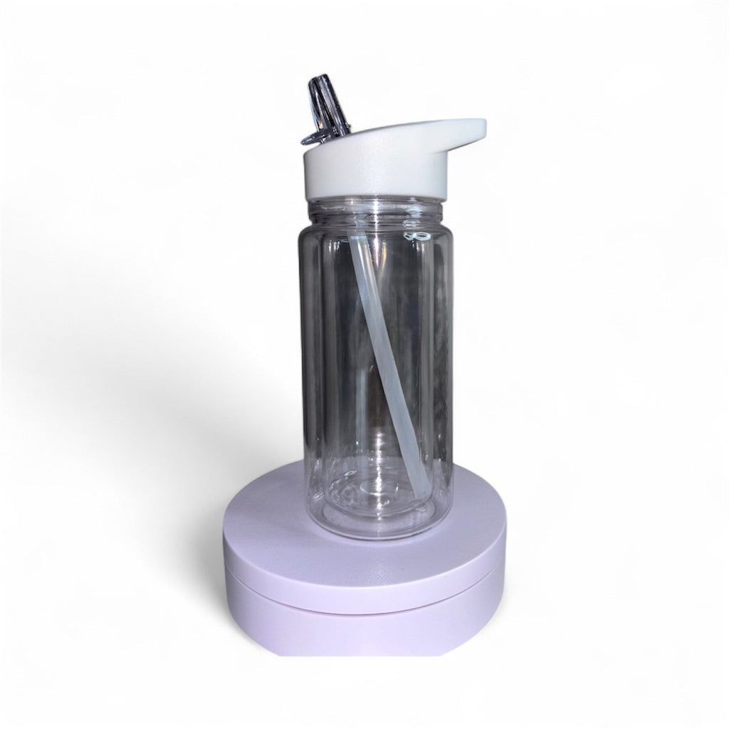 10oz Kids Acrylic Snowglobe Drink Bottle