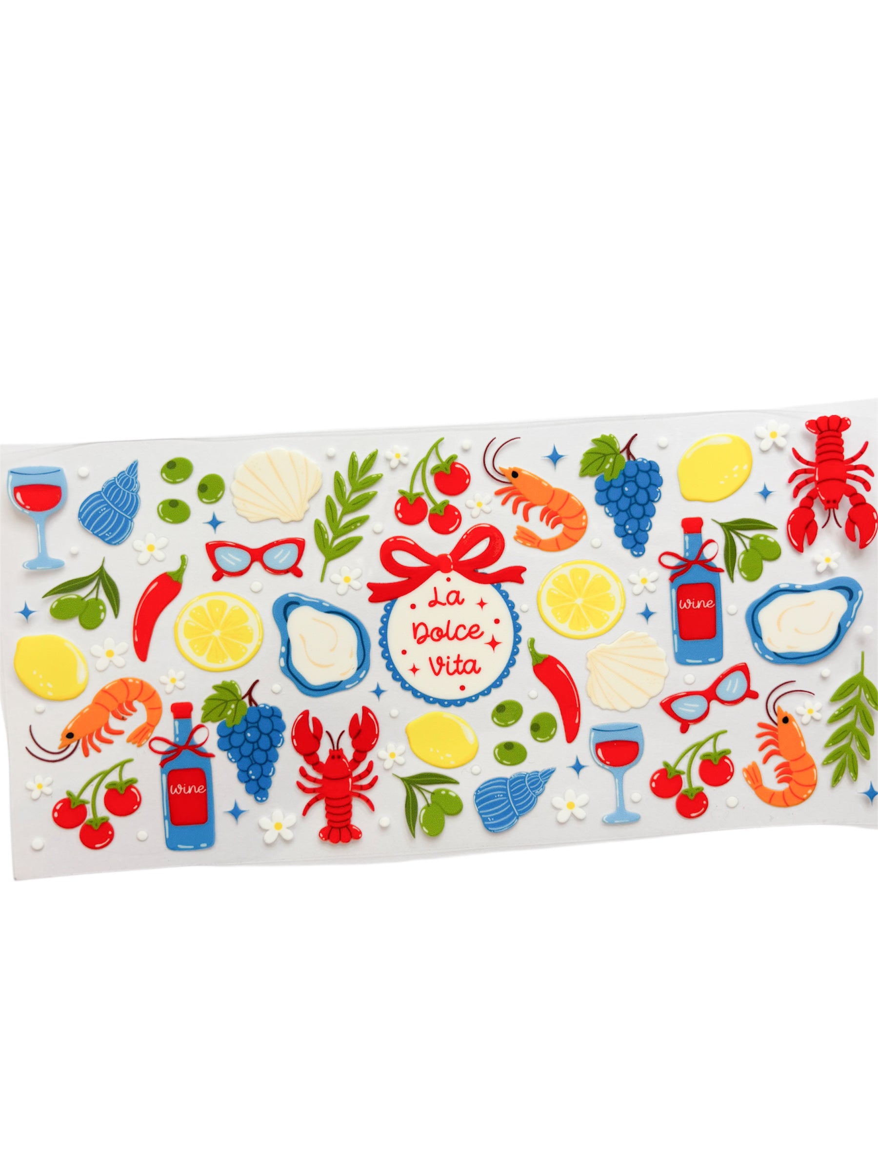 La dolce vita  16oz UV DTF wrap