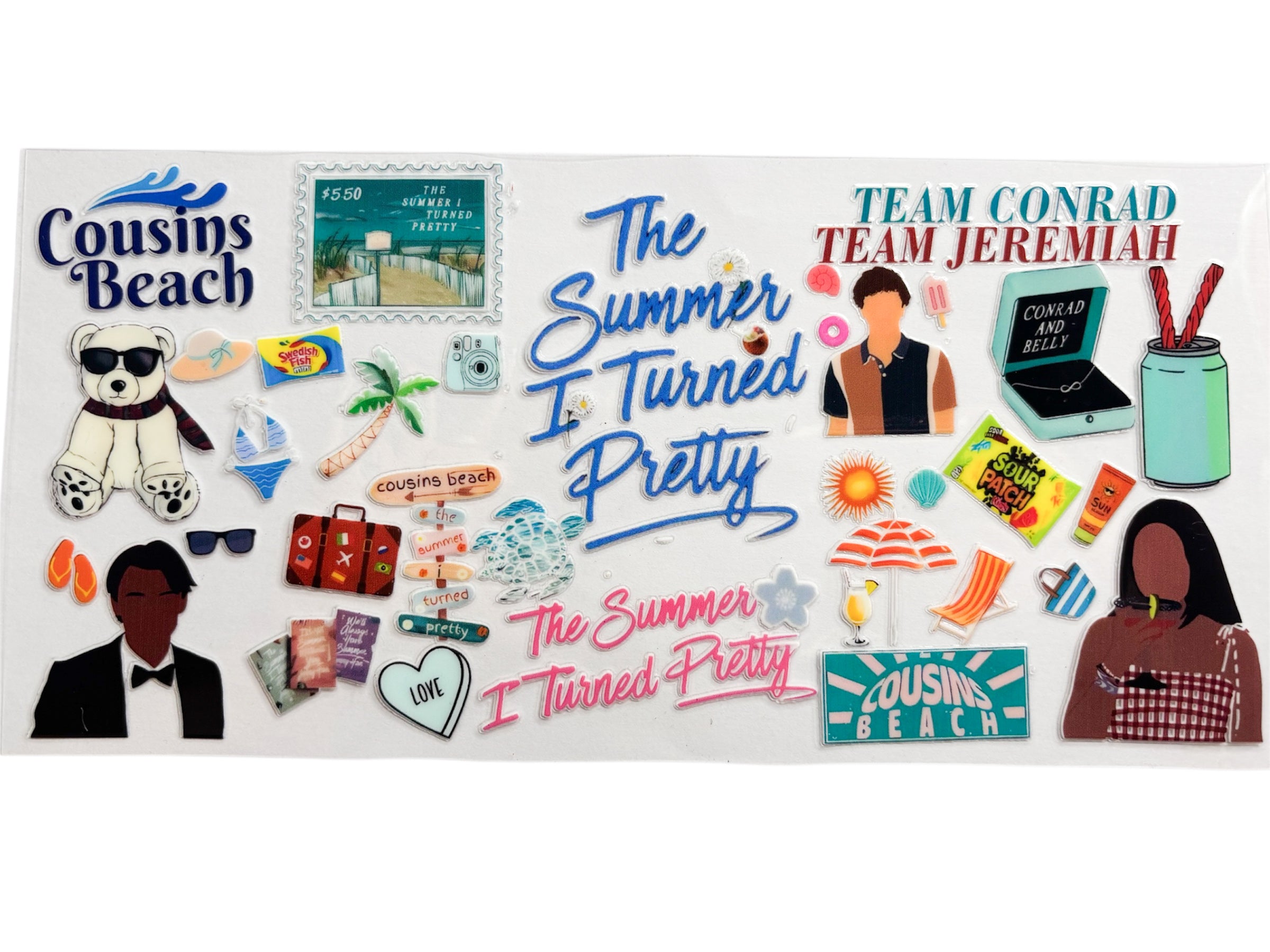 The summer I turned pretty 16oz UV DTF wrap