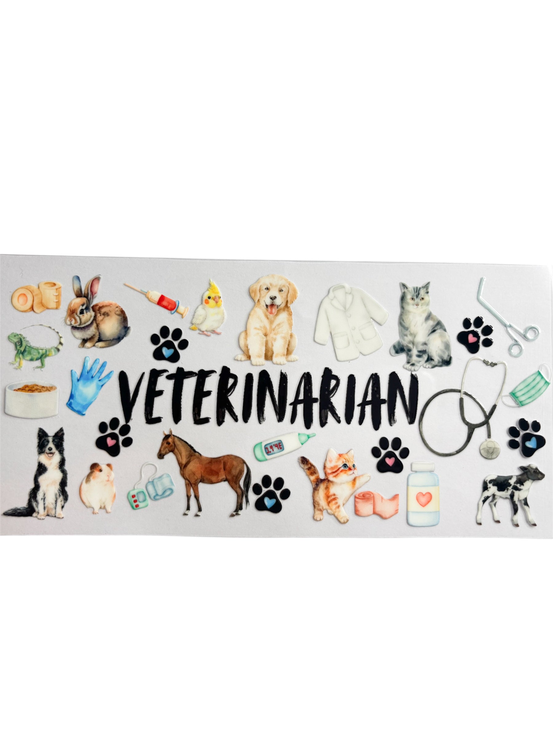 Veterinarian 16oz UV DTF wrap