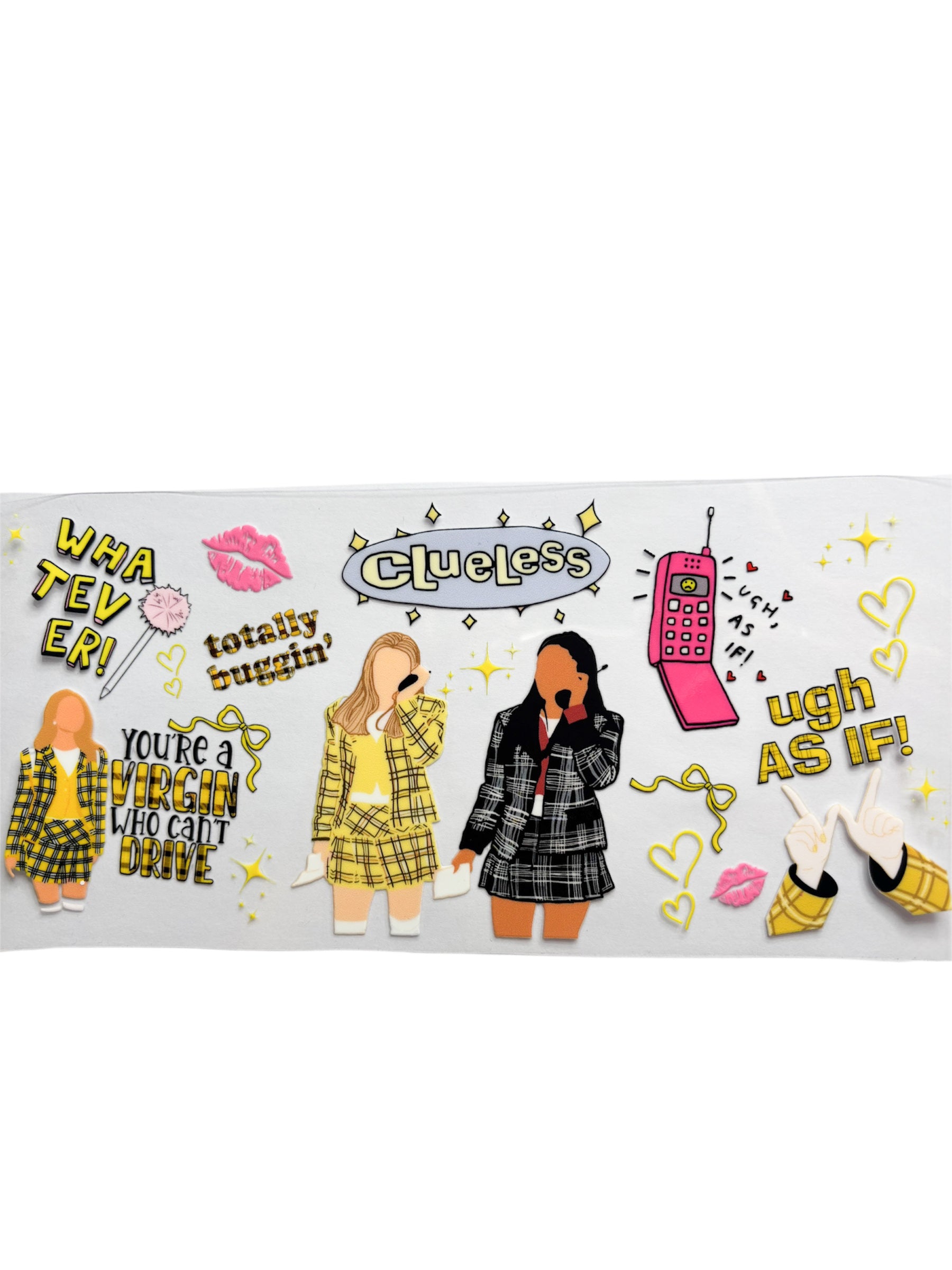 Clueless 16oz UV DTF wrap