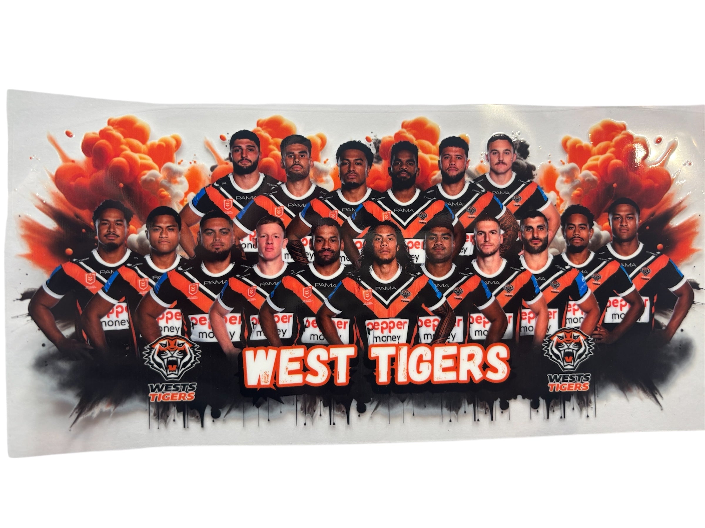 West tigers whole team wrap