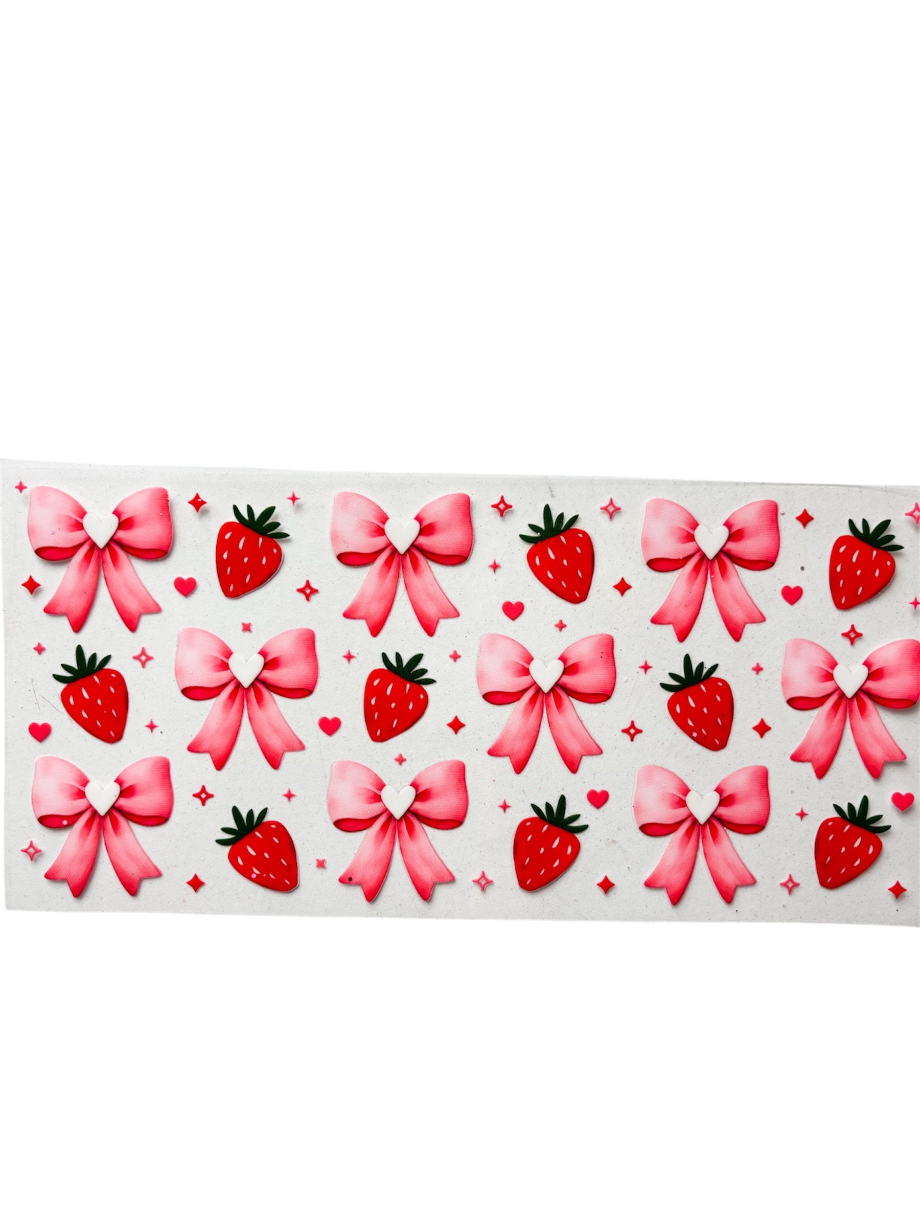 strawberries and bows