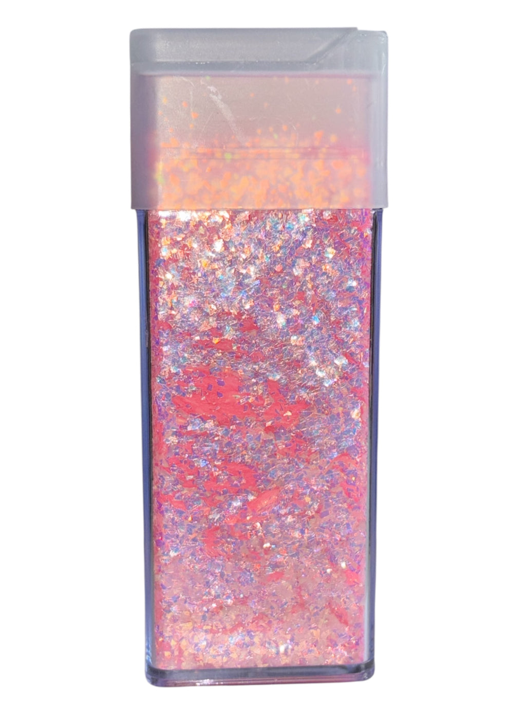 fluffy pink 4OZ 125g square shaker