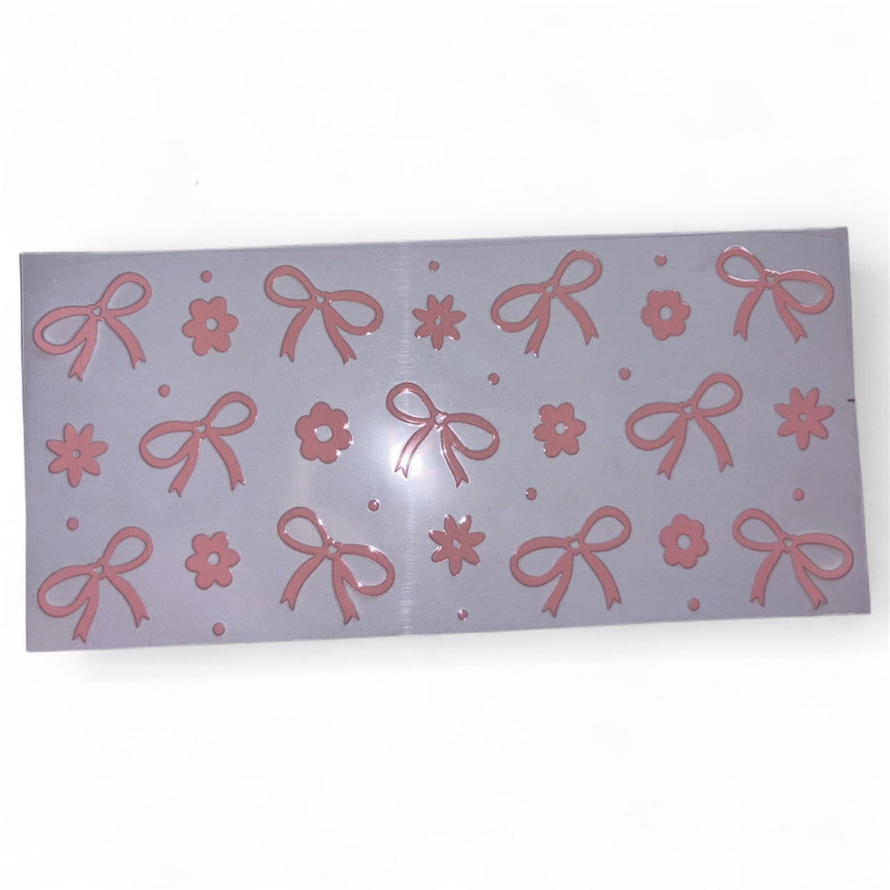 Pink bows and flowers